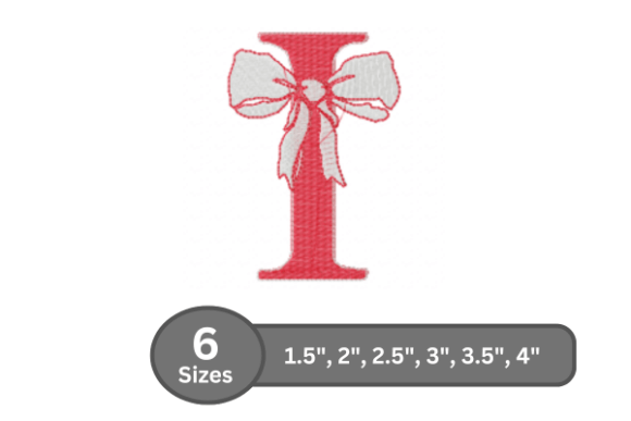 Cherry Knot Alphabet - I: A Stylish Monogram Choice