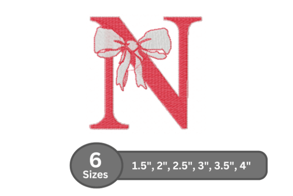 Cherry Knot Alphabet -N: A Stylish Monogram Choice