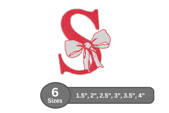 Cherry Knot Alphabet -S: A Stylish Monogram Design