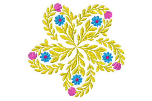 Circle of Flowers Embroidery Design Review
