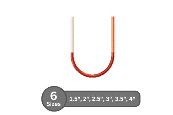 Color Bar Alphabet -U: A Stylish Monogram Choice