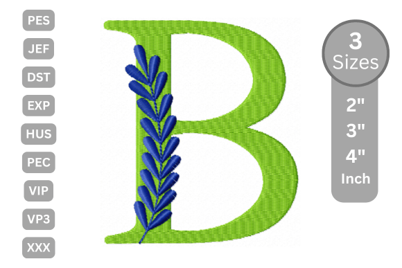 Elegant Floral Alphabet Letter -B Review