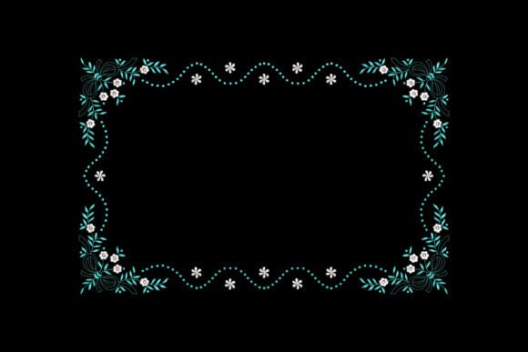 Elegant Floral Lace Frame for Handmade Creations