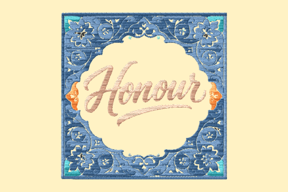 Elegant Honour Gentlemen Lettering