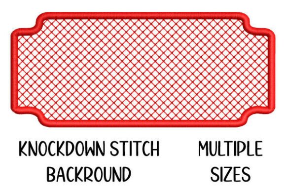 Knockdown Stitch Background for Towels