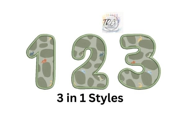 Review of Dino Applique Number Set 0-9