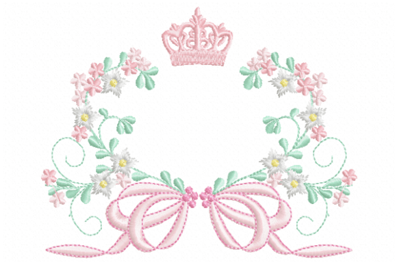 Royal Flower Frame: A Regal Addition to Your Sweatshirts