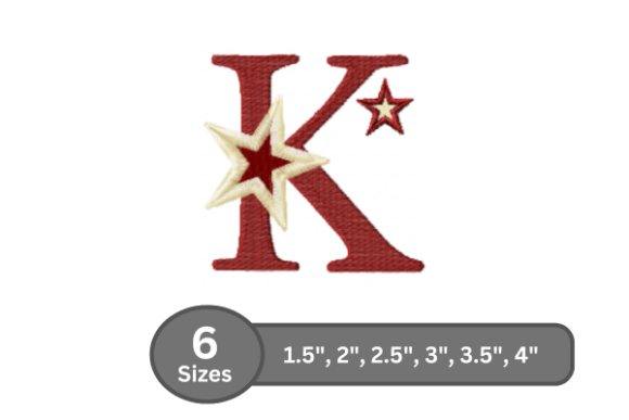 Star Pop Alphabet -K: A Stylish Monogram Choice