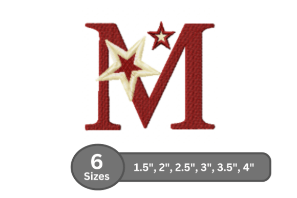 Star Pop Alphabet - M: A Stylish Monogram Choice
