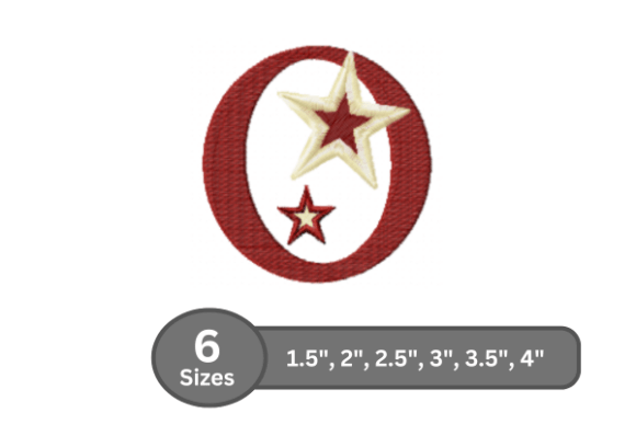 Star Pop Alphabet - O: A Stylish Monogram Choice