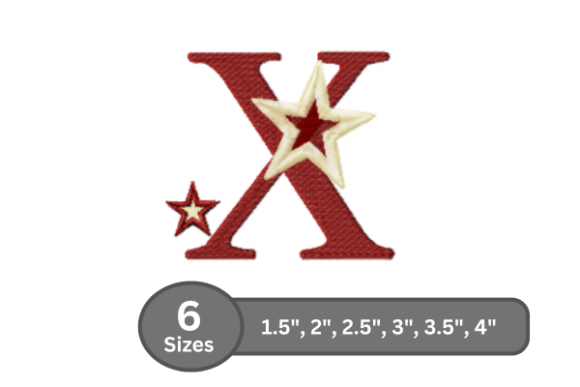 Star Pop Alphabet - X: A Festive Touch for Holiday Projects