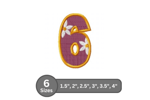 Stylish Daisy Joy Number -6 for Embroidery Projects