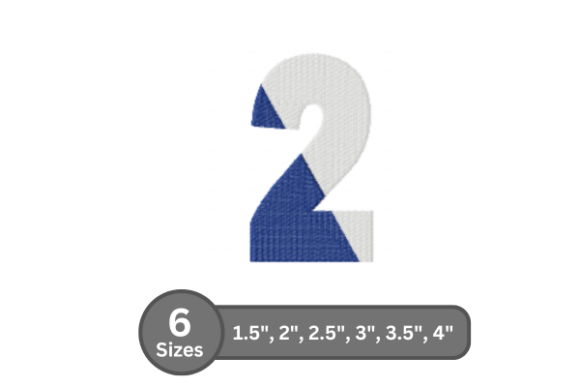 Stylish Twin Fill Number - 2 for Personalized Gifts